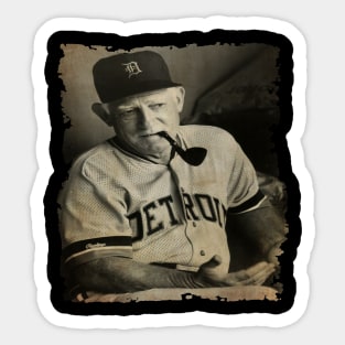 Sparky Anderson in Detroit Tigers Vintage Sticker